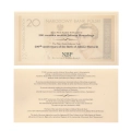 2008 10 zł banknot kolekcjonerski Józef Piłsudski UNC