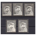 1935 Fi. 273 - 277 ** Wydanie żałobne - znaczki pocztowe