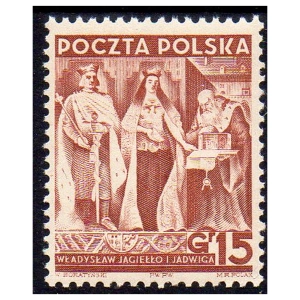 1938 Fi. 334 ** Bez mieczy - znaczek pocztowy
