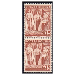 1938 Fi. 334 ** Bez mieczy znaczki w parce