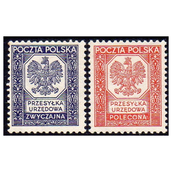 1920 Fi. U19 - U20 ** Znaczki urzędowe Godło państwa