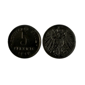 Niemcy 5 fenig 1918 E