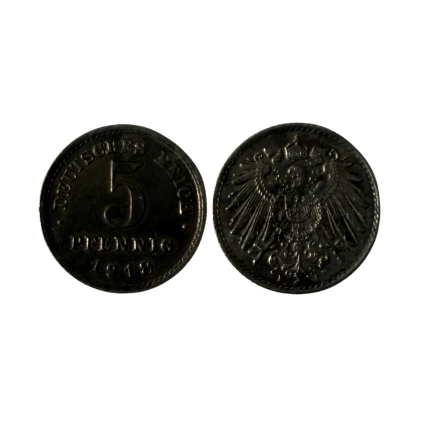 Niemcy 5 fenig 1918 E