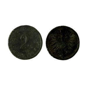 Niemcy 2 fenig 1876 F