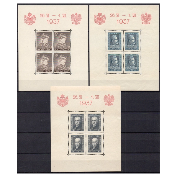1937 Fi. bloki 2-4 ** Wizyta króla Rumunii