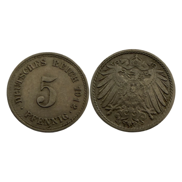 Niemcy 5 fenig 1912 F