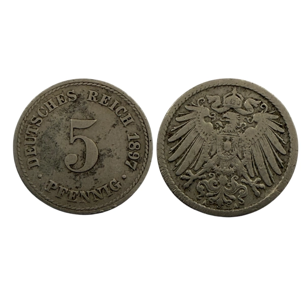 Niemcy 5 fenig 1897 A