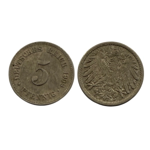 Niemcy 5 fenig 1909 A