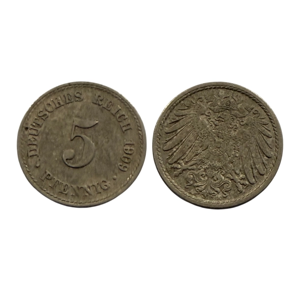 Niemcy 5 fenig 1909 A