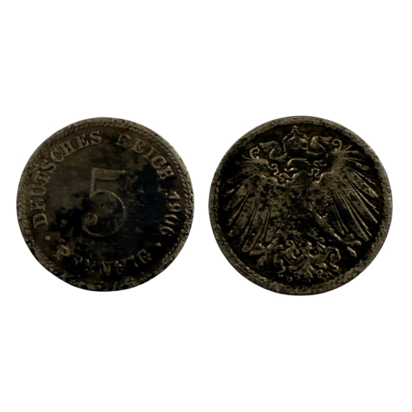 Niemcy 5 fenig 1906 D
