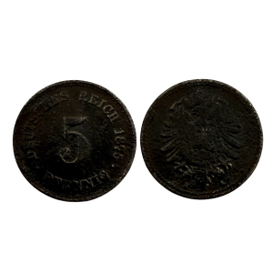 Niemcy 5 fenig 1875 A