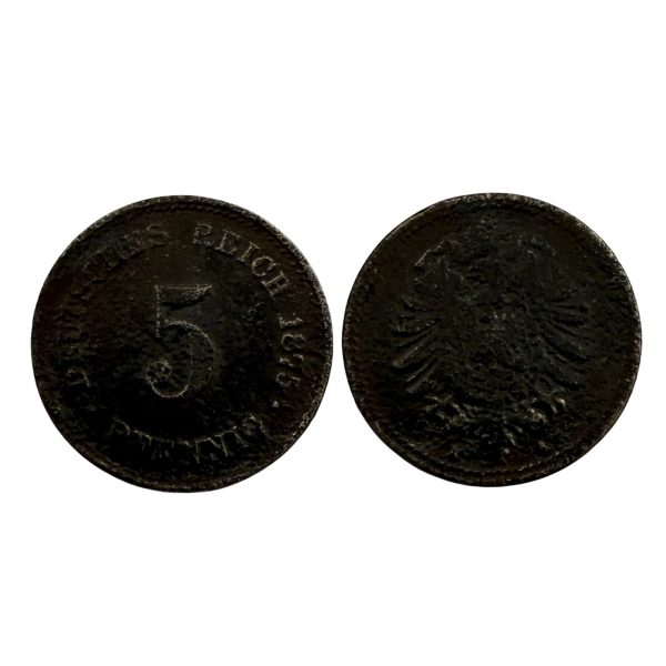 Niemcy 5 fenig 1875 A