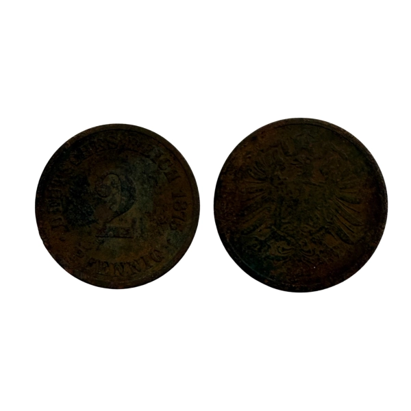 Niemcy 2 fenig 1875 D
