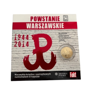 Moneta numizmat Powstanie Warszawskie 70 lat