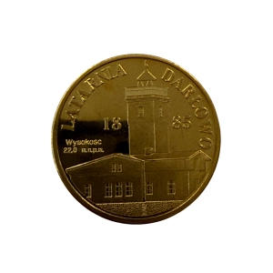 Medal Darłowo Latarnia 1885
