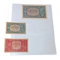 Strona A4 na banknoty 3 kieszenie - 1 sztuka