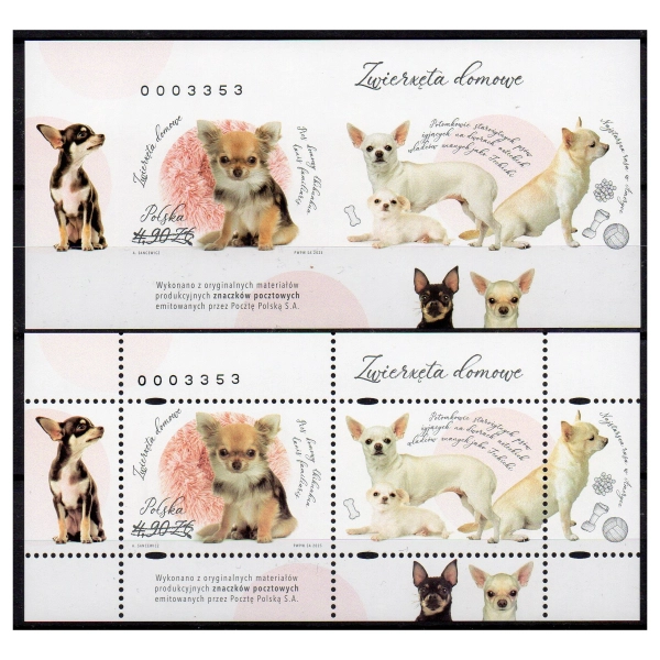 Nowodruki 2025 Fi. 5461 AB ND ** Chihuahua nowodruki Poczty Polskiej