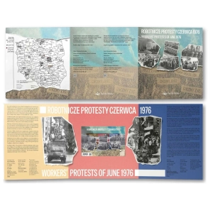 2026 Fi. 5512 - 5514 A ** Robotnicze protesty czerwca 1976 folder blok cięty