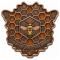 Medal miedziany HONEY QUEEN 2026 – 1 oz AVDP