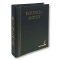 Album na 221 monet z kartami różne średnice - czarny - do małych i dużych monet