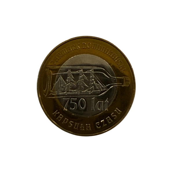 1 Funt Dominikański 2010, bimetal