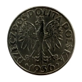 2 złote 1936 Żaglowiec Ag 750 moneta srebrna kolekcjonerska