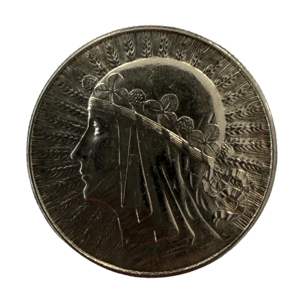5 złotych 1934 Głowa Kobiety moneta srebrna