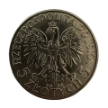 5 złotych 1934 Głowa Kobiety moneta srebrna
