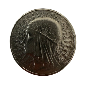 10 złotych 1932 Głowa Kobiety moneta srebrna (OB019)