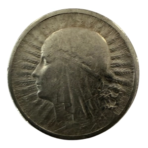 2 złote 1933 Głowa Kobiety moneta srebrna kolekcjonerska