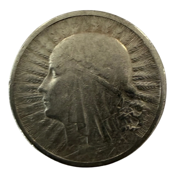 2 złote 1933 Głowa Kobiety moneta srebrna kolekcjonerska