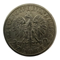 2 złote 1933 Głowa Kobiety moneta srebrna kolekcjonerska