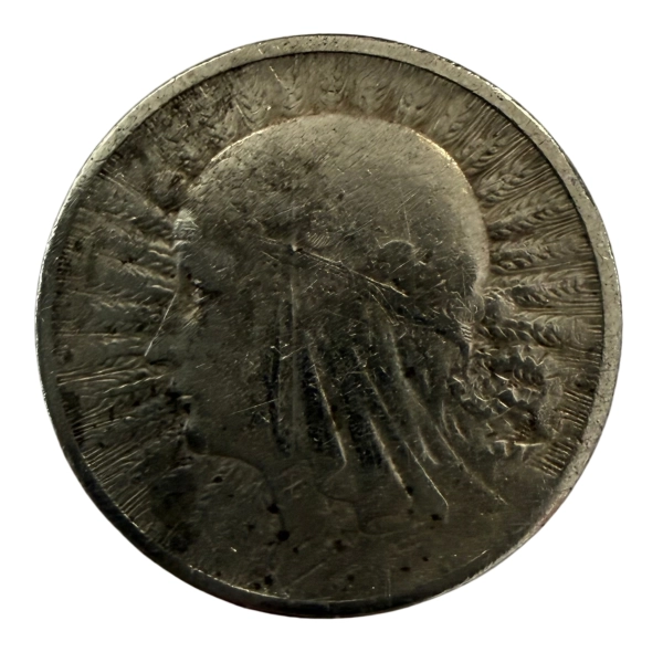 2 złote 1933 Głowa Kobiety moneta srebrna