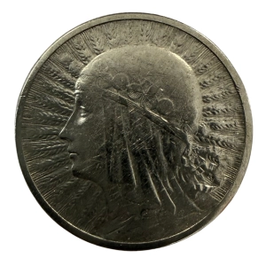 2 złote 1933 Głowa Kobiety moneta srebrna
