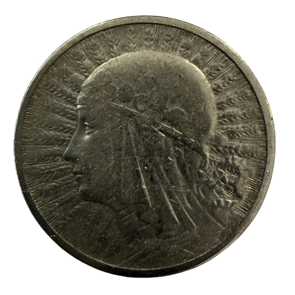 2 złote 1933 Głowa Kobiety moneta srebrna