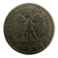 2 złote 1933 Głowa Kobiety moneta srebrna
