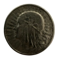 2 złote 1934 Głowa Kobiety moneta srebrna