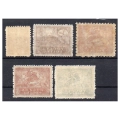 1920 Fi. 97 - 101 ** Wydanie po unifikacji - znaczki pocztowe