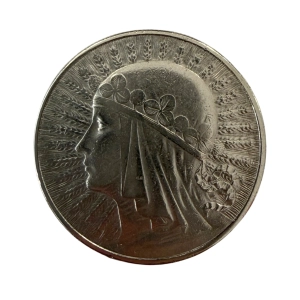 10 złotych 1932 Głowa Kobiety moneta srebrna (OB019)