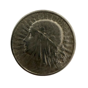 2 złote 1934 Głowa Kobiety moneta srebrna