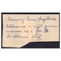 Gross-Born 1944 Fi. pocztówka 21 Warszawa walczy + znaczek Fi. 19