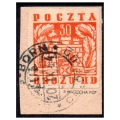 Gross Born IID 1944 Fi. 20 kasowany Herby miast znaczek obozowy gwarancja 