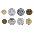Koronowani Królowie Polski: Mieszko II (1025-1034), zestaw 4 numizmatów nr 0010/1000