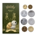 Koronowani Królowie Polski: Mieszko II (1025-1034), zestaw 4 numizmatów nr 0010/1000
