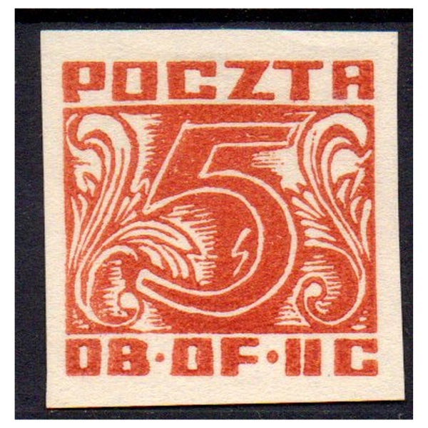 Woldenberg IIC 1944 Fi. 36 (*) Wydanie obiegowe znaczek obozowy