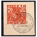 Woldenberg IIC 1944  Fi. 36 kasowany Wydanie obiegowe znaczek obozowy