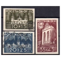 Woldenberg IIC 1944 Fi. 42-44 kasowane / ** Wystawa - znaczki obozowe