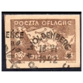 Woldenberg IIC 1942 Fi. 7ay kasowany - Virtuti Militari - znaczek obozowy