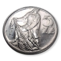 5 złotych 1958 Rybak Bałwanek - szeroka ósemka - moneta obiegowa
