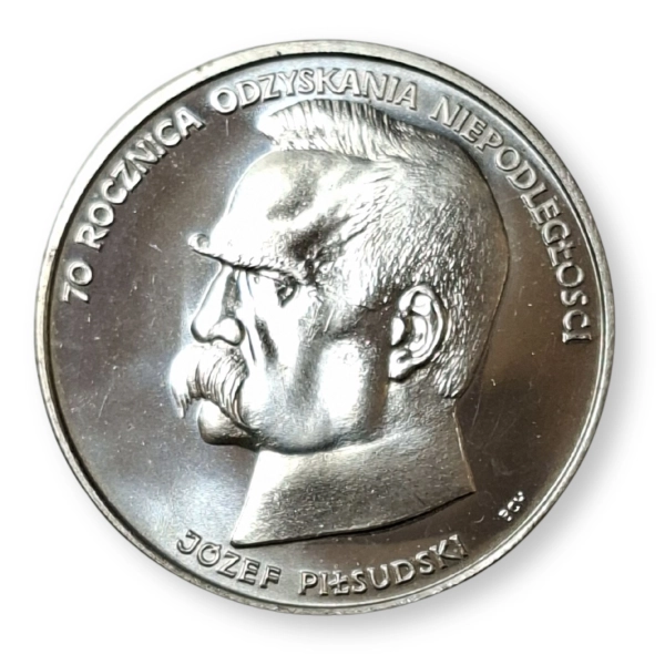 50 000 zł 1988 Piłsudski moneta srebrna kolekcjonerska